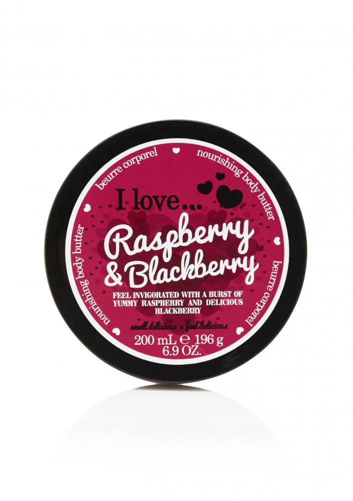 I Love... Cosmetics maslo za telo - Body Butter Raspberry & Blackberry 200 ml 