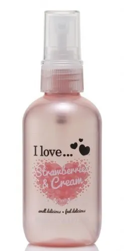 I Love…Cosmetics odišavljeni sprej za telo - Body Spritzer Strawberries & Cream 100 ml 