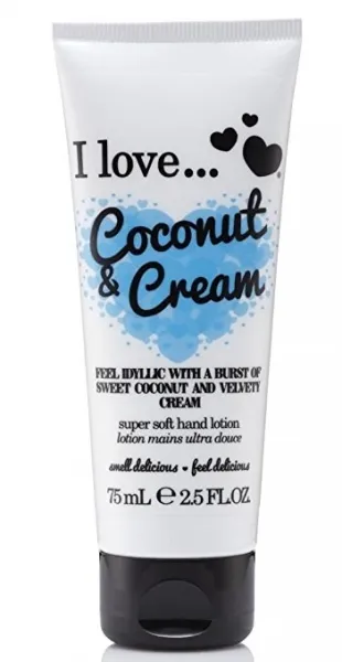 I Love…Cosmetics losijon za roke - Hand Lotion Coconut & Cream 75 ml 