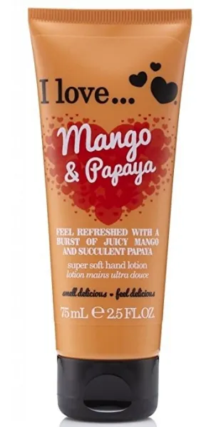 I Love…Cosmetics losijon za roke - Hand Lotion Mango & Papaya 75 ml 
