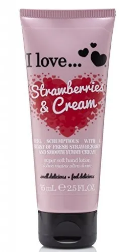 I Love…Cosmetics losijon za roke - Hand Lotion Strawberries & Cream 75 ml 