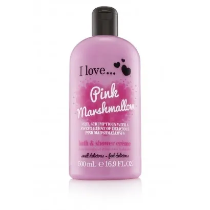I Love... Cosmetics tuš gel in kopel - Bath & Shower Pink Marshmallow 500 ml 