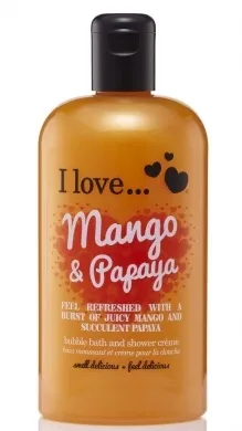 I Love... Cosmetics tuš gel in kopel - Bath & Shower Mango & Papaya 500 ml 