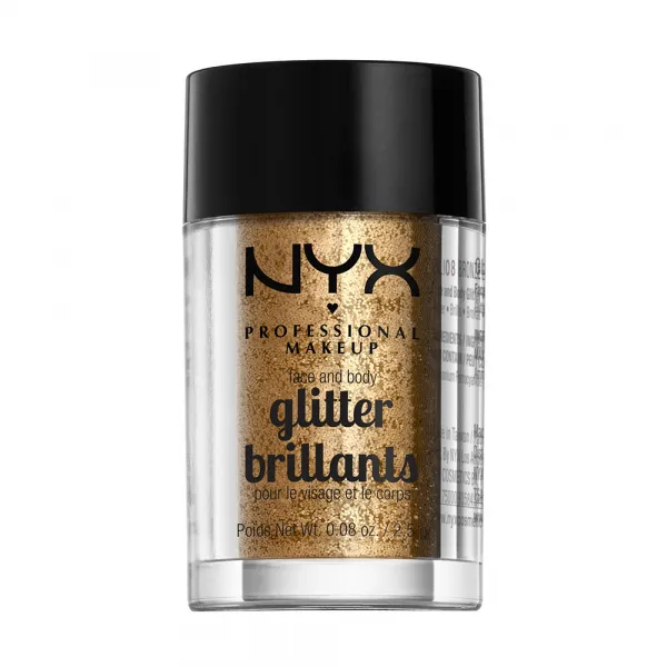NYX Professional Makeup bleščice za obraz in telo - Face & Body Glitter – Bronze (GLI08)