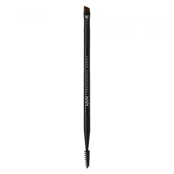 NYX Professional Makeup čopič za obrvi - Pro Dual Brow Brush (PROB18)