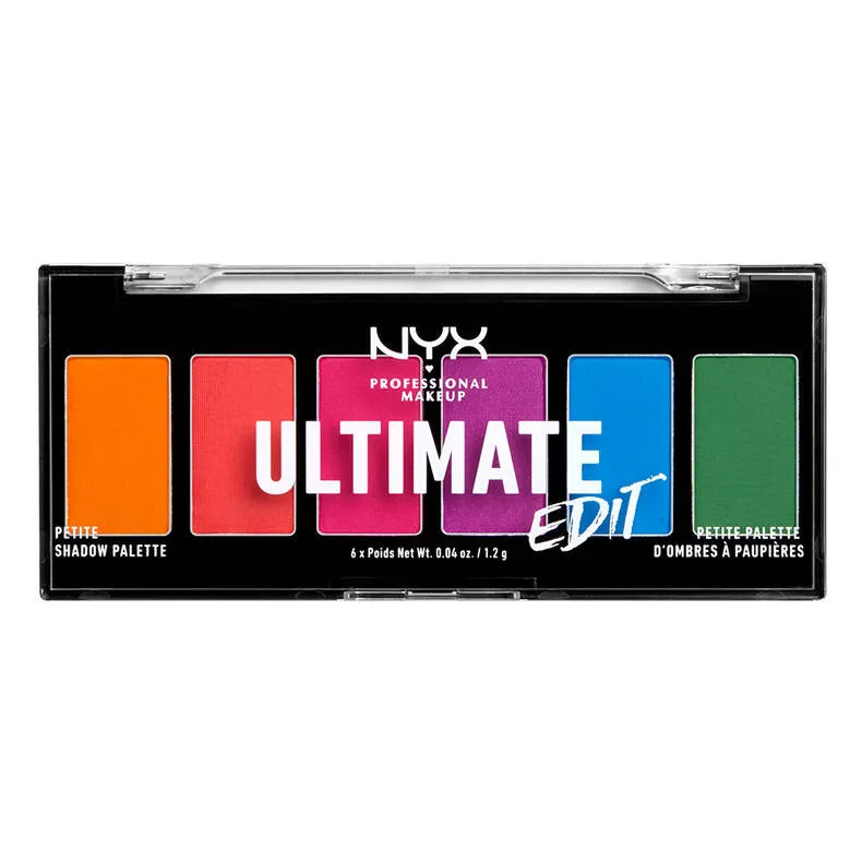 NYX Professional Makeup paleta senčil - Ultimate Edit Petite Shadow Palette - Brights (USPP02)