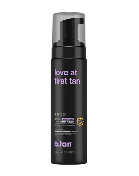 b.tan pena za samoporjavitev kože - Love At First Tan (Violet)