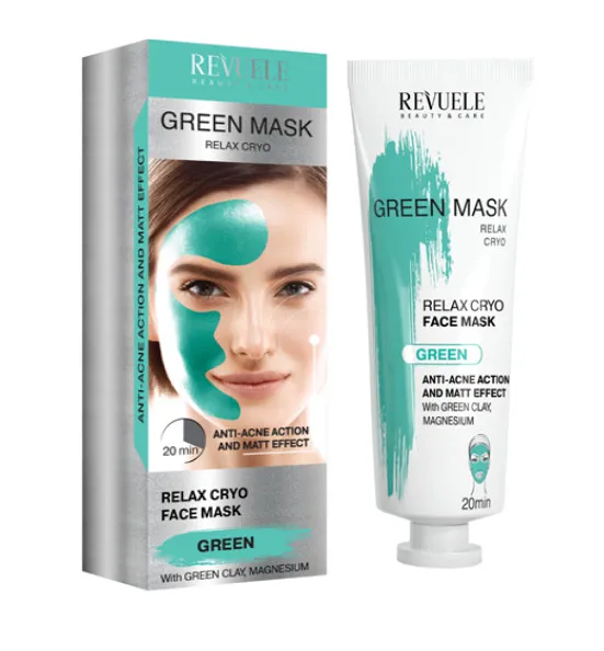 Revuele maska za obraz - Green Mask Relaxing Cryo Effect
