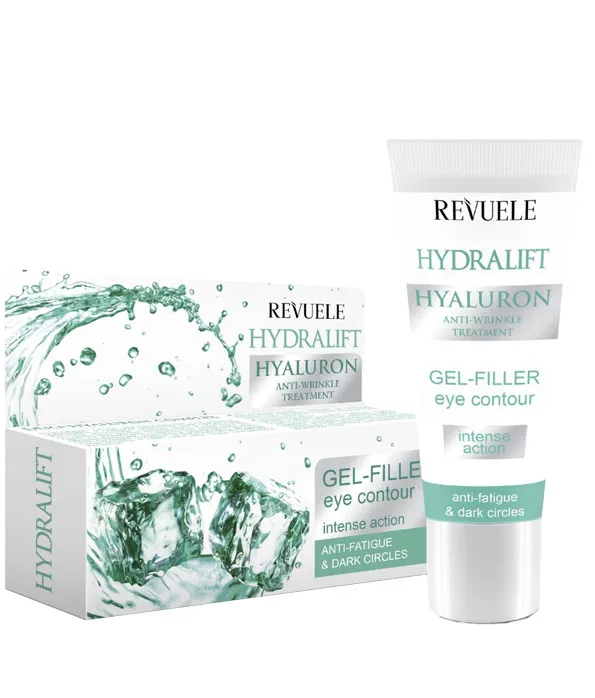 Revuele gel za okoli oči - Hydralift Hyaluron Eye Contour Gel-Filler Anti-fatigue & Dark Circles