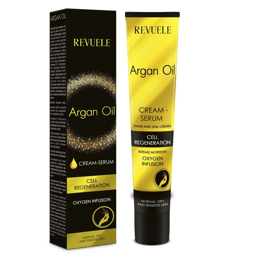 Revuele serum za nego rok - Argan Oil Hand & Nail Cream - Serum Cell Regeneration Oxygen Infusion