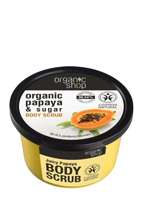 Organic Shop piling za telo - Body Scrub Juicy Papaya (250 ml)