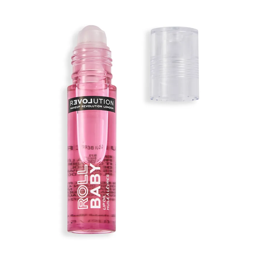 Relove by Revolution olje za ustnice - Roll Baby Lip Oil - Goji Berry