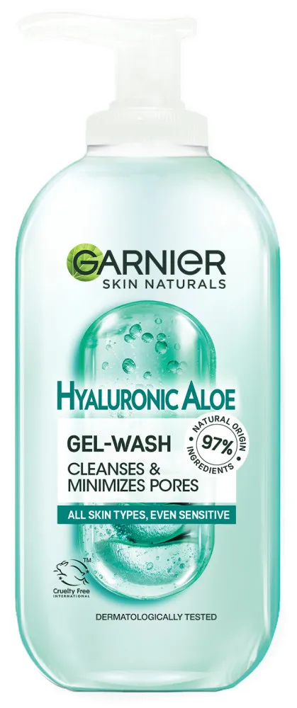 Garnier Skin Naturals gel za čiščenje obraza - Hyaluronic Aloe Gel Wash