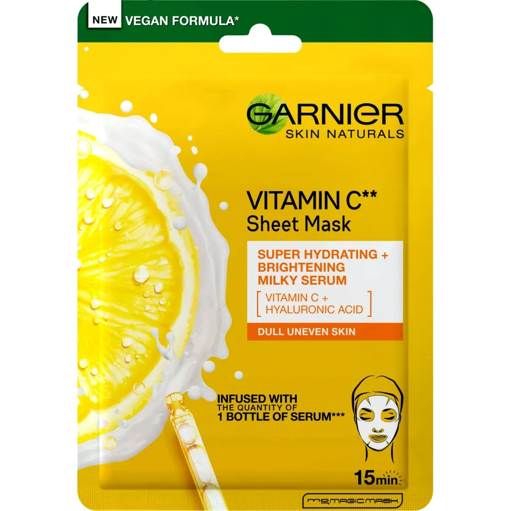 Garnier Skin Naturals negovalna maska za obraz - Tissue Mask With Vitamin C