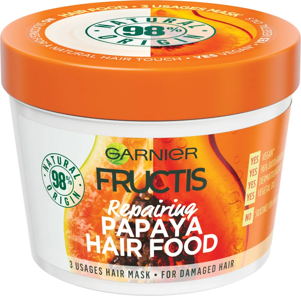 Garnier Fructis maska za lase - Hair Food Papaya Mask