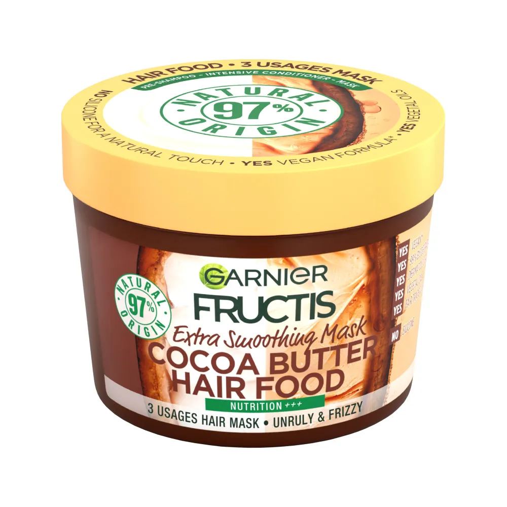 Garnier negovalna maska za lase - Fructis Cocoa Butter Hair Food Hair Mask