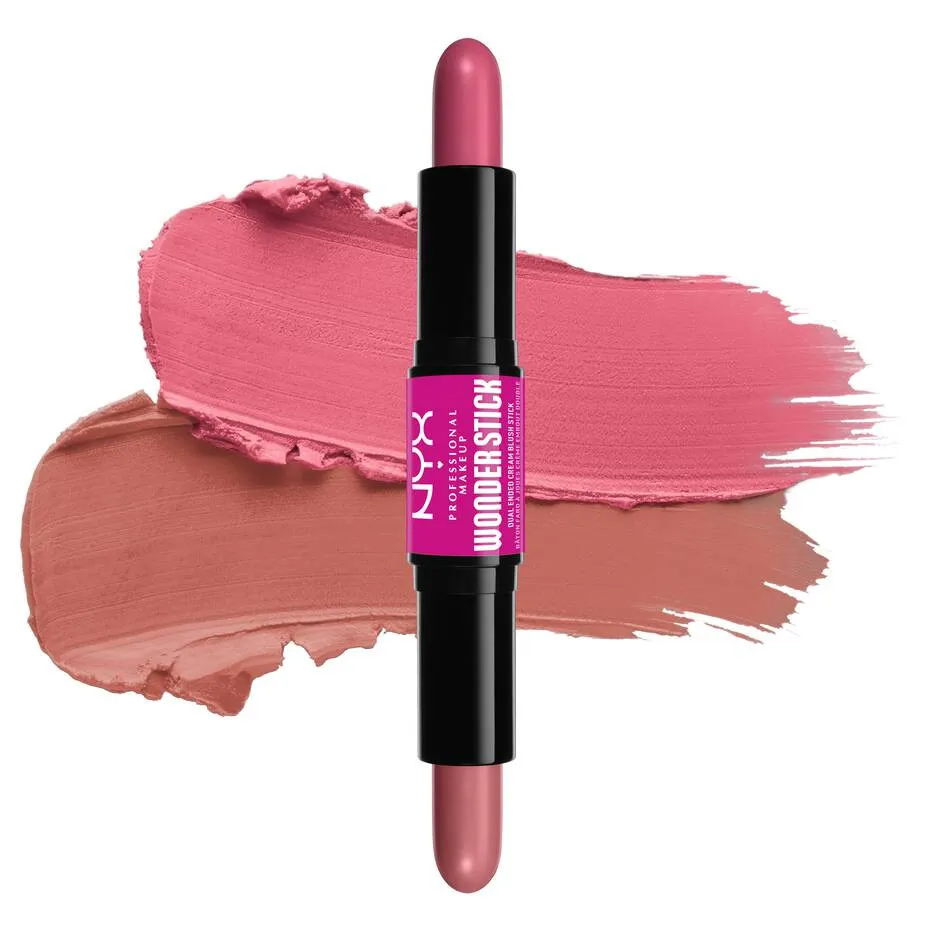 NYX Professional Makeup kremno rdečilo - Wonder Stick Blush - Light Peach & Baby Pink (WSB01)