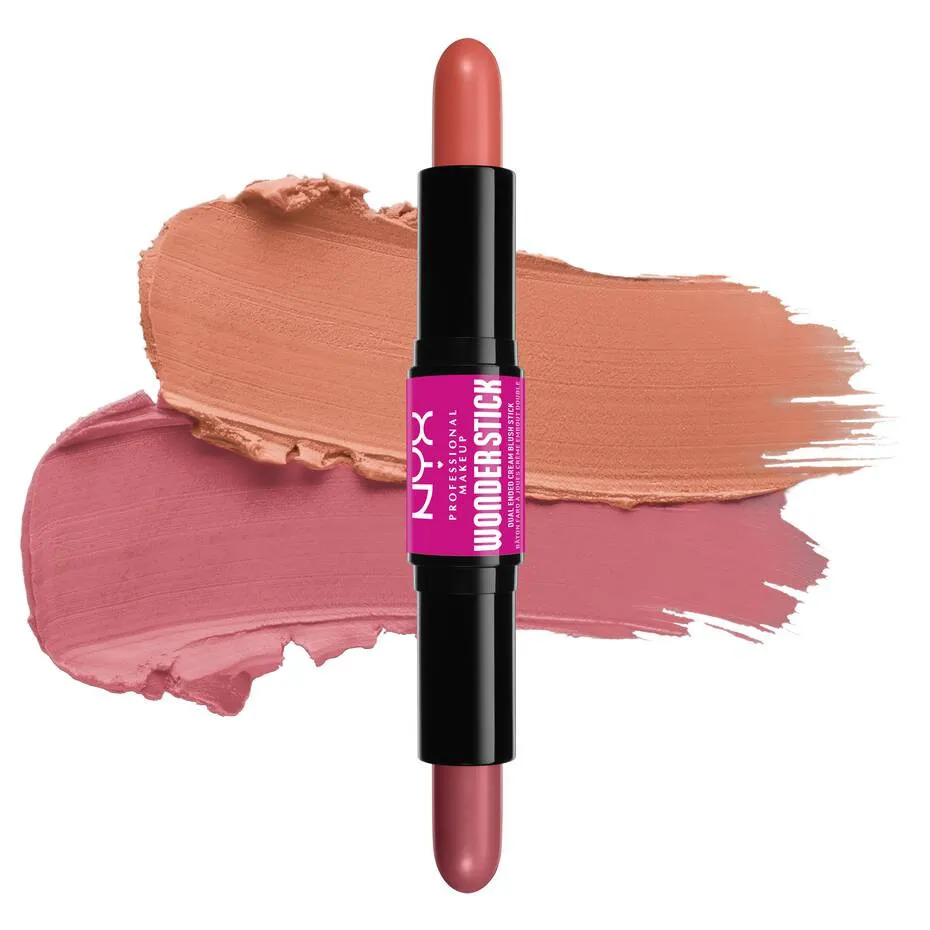 NYX Professional Makeup kremno rdečilo - Wonder Stick Blush - Honey Orange & Rose (WSB02)