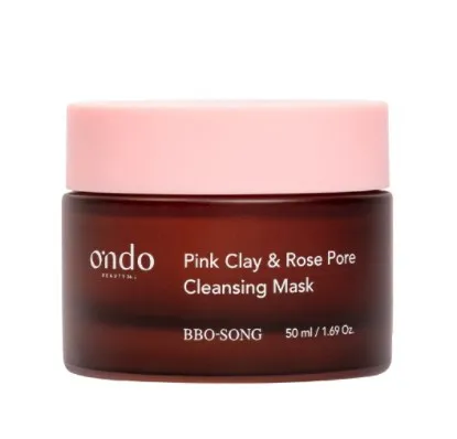 Ondo Beauty 36.5 čistilna maska za obraz - Pink Clay & Rose Pore Cleansing Mask