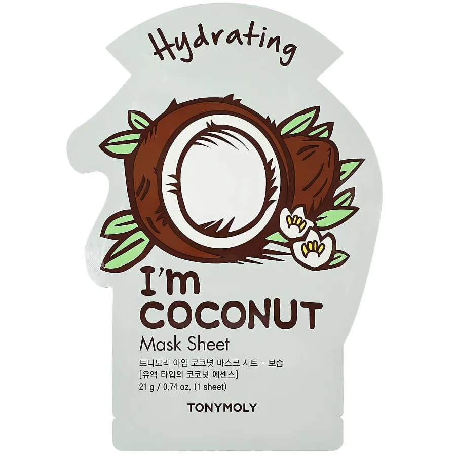 TONYMOLY negovalna maska za obraz - I´m Coconut Mask Sheet