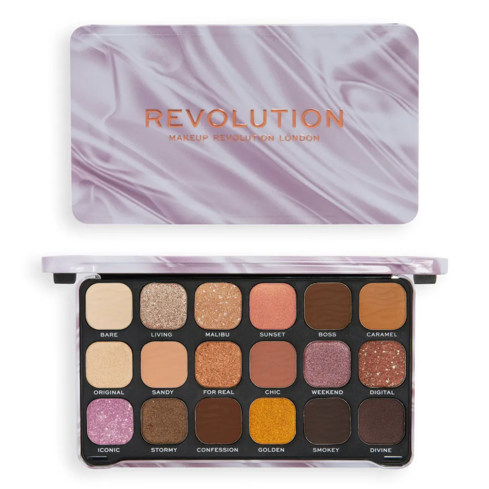 Revolution paleta senčil - Forever Flawless Shadow Palette - Nude Silk