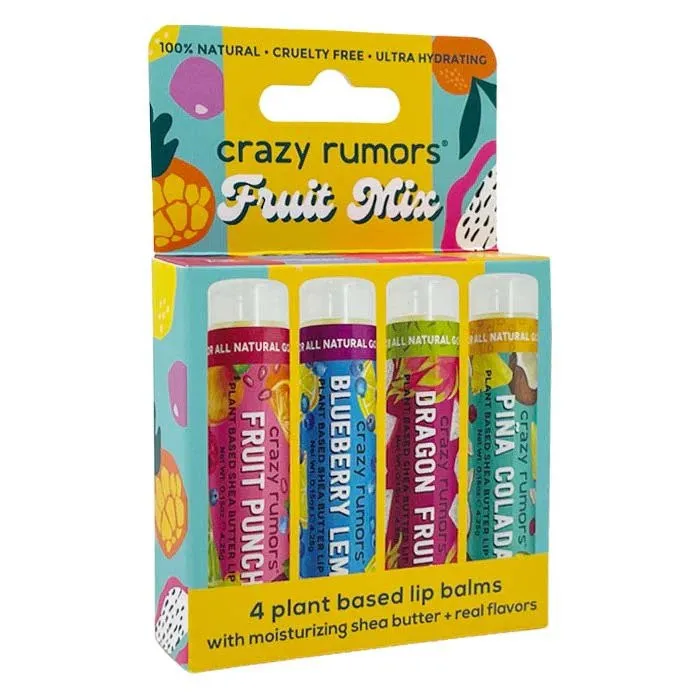 Crazy Rumors komplet balzamov za ustnice - Fruit Balm Mix
