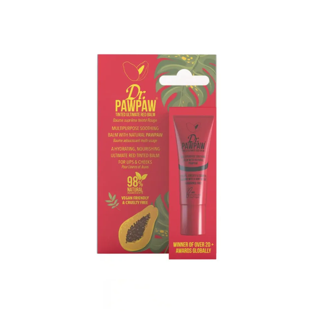 Dr. PAWPAW večnamenski obarvani balzam (mini izdaja) - Mini Size Balm - Ultimate Red