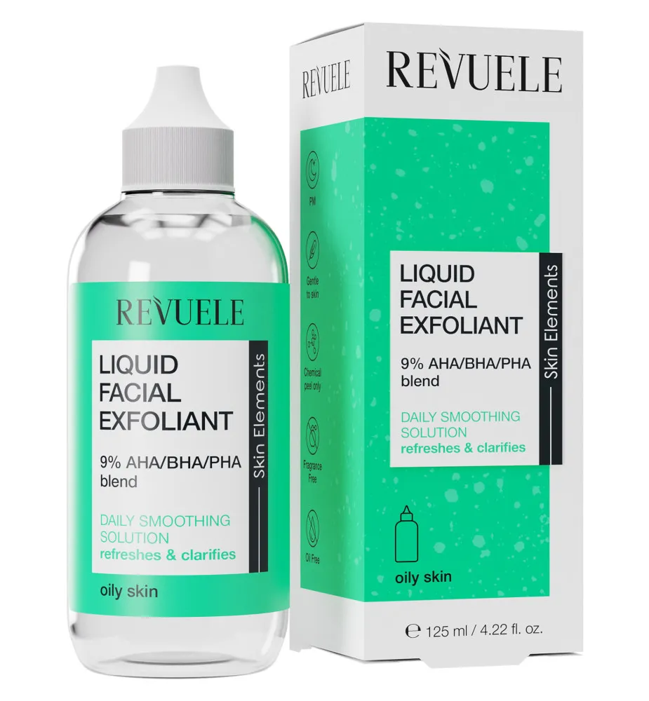 Revuele kemični piling - Liquid Facial Exfoliant 9% AHA/BHA/PHA Blend