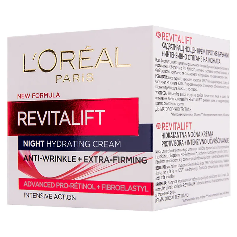 L’Oréal Paris nočna krema za obraz - Revitalift Hydrating Cream Night