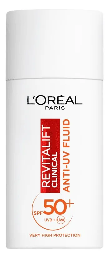 L'Oreal Paris fluid za obraz z zaščitnim faktorjem SPF50+ - Revitalift Clinical Fuid SPF50+