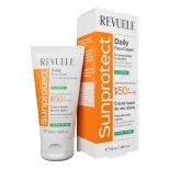 Revuele dnevna krema za obraz z zaščitnim faktorjem SPF 50+ - Sunprotect Daily Face Cream - Oil Control SPF 50+ // Blago z napako