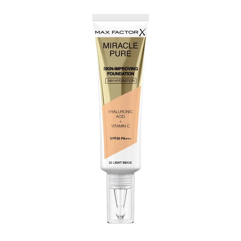 Max Factor kremni puder - Miracle Pure Skin Improving Foundation - 33 Crystal Beige