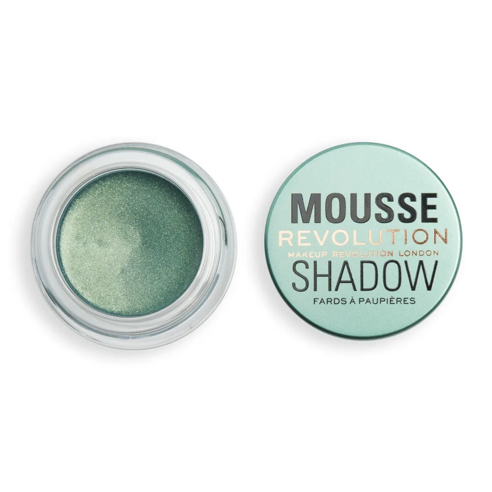 Revolution kremno senčilo - Mousse Shadow - Emerald Green