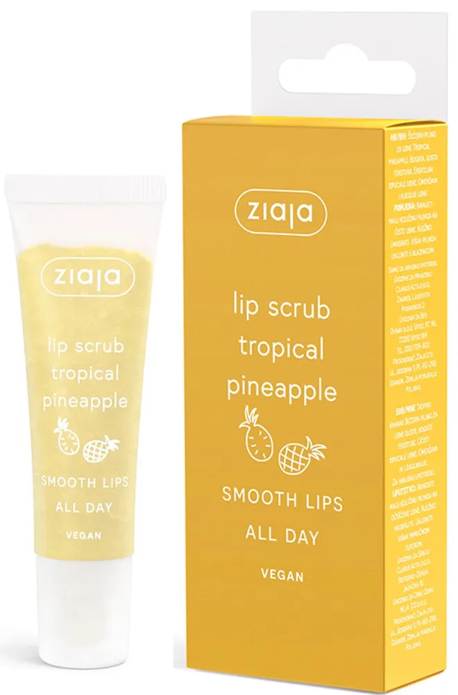 Ziaja piling za ustnice - Lip Scrub  -  Tropical Pineapple