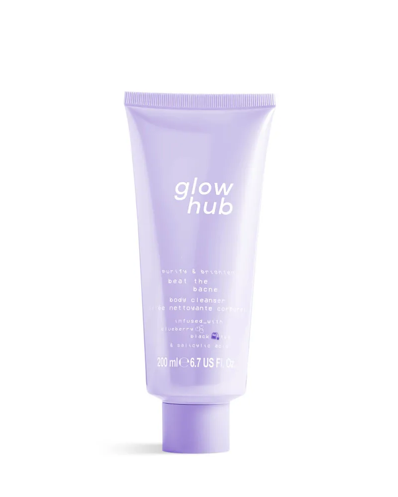 Glow Hub čistilni izdelek za nego kože - Purify & Brighten Beat the Bacne Body Cleanser