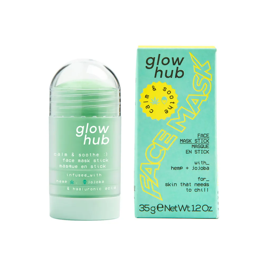 Glow Hub negovalna maska v stiku - Calm & Soothe Face Mask Stick