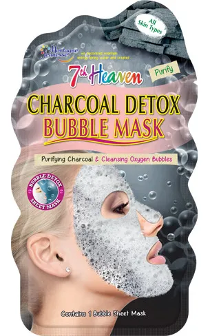 Montagne Jeunesse negovalna maska - Charcoal Detox Bubble Mask 
