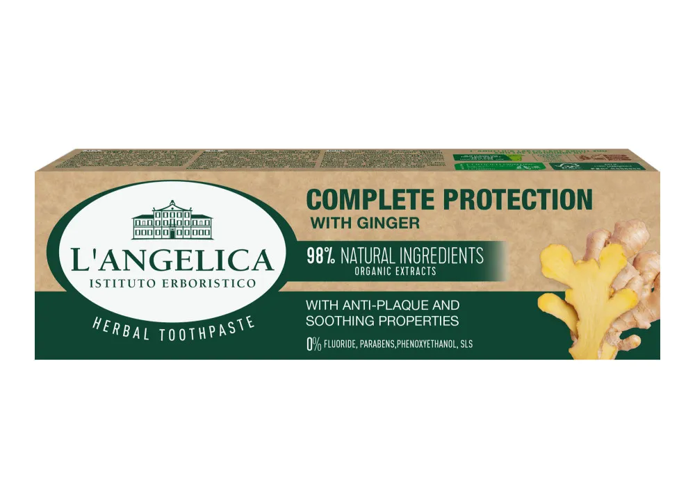 L'Angelica zobna pasta - Complete Protection Toothpaste - Ginger