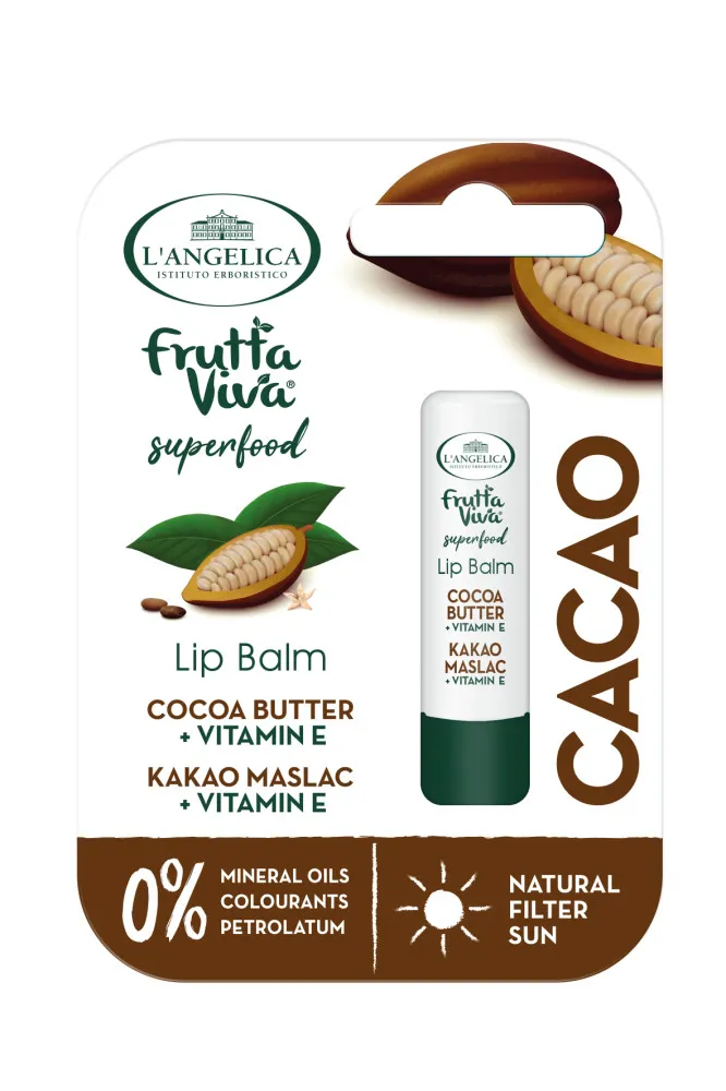 L'Angelica balzam za ustnice - Lip Balm - Cocoa Butter And Vitamin E