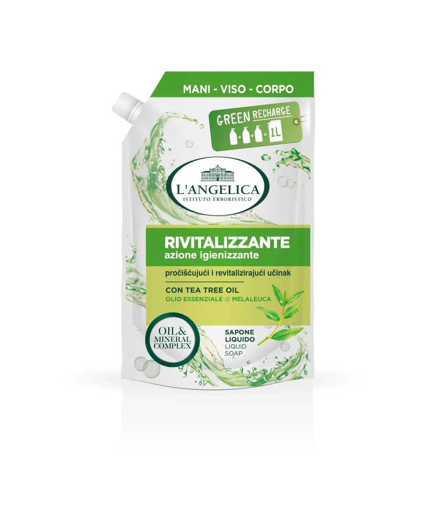 L'Angelica tekoče milo (refil) - Liquid Soap Refil - Revitalizing