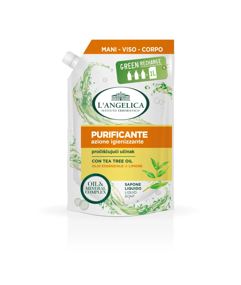 L'Angelica tekoče milo (refil) - Liquid Soap Refil - Purifying