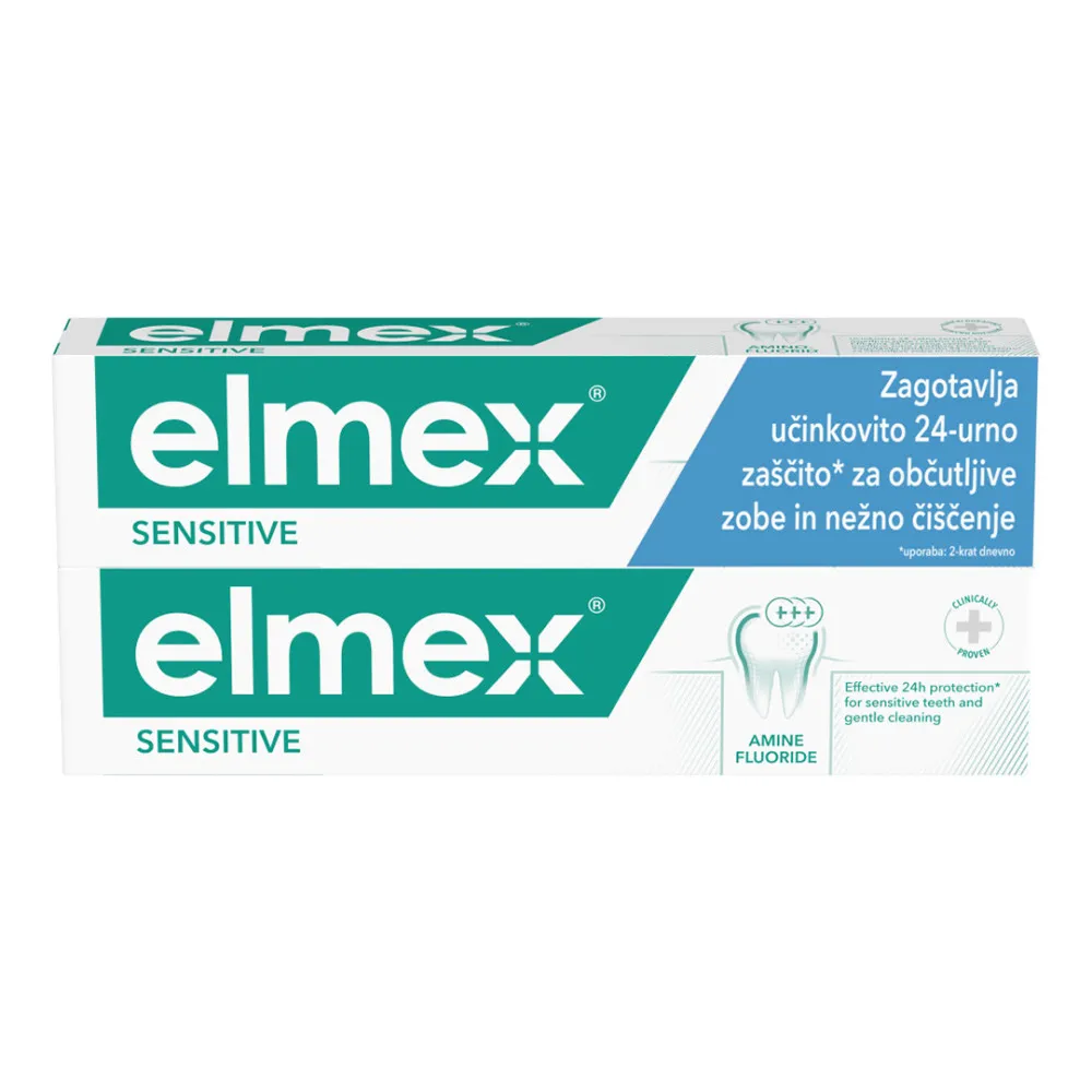 elmex zobna pasta (dvojno pakiranje) - Sentitive Toothpaste - Duo Pack