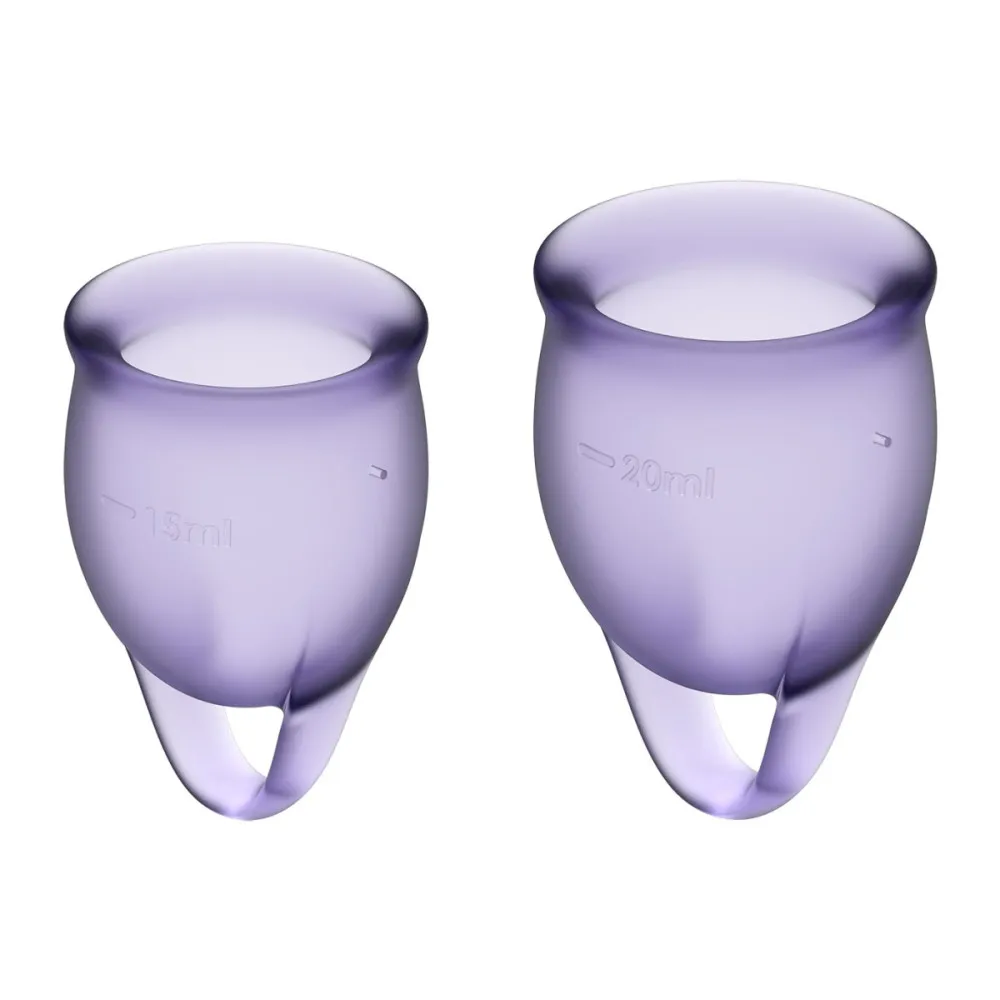 Satisfyer menstrualna skodelica - Feel Confident Menstrual Cup - Lilac