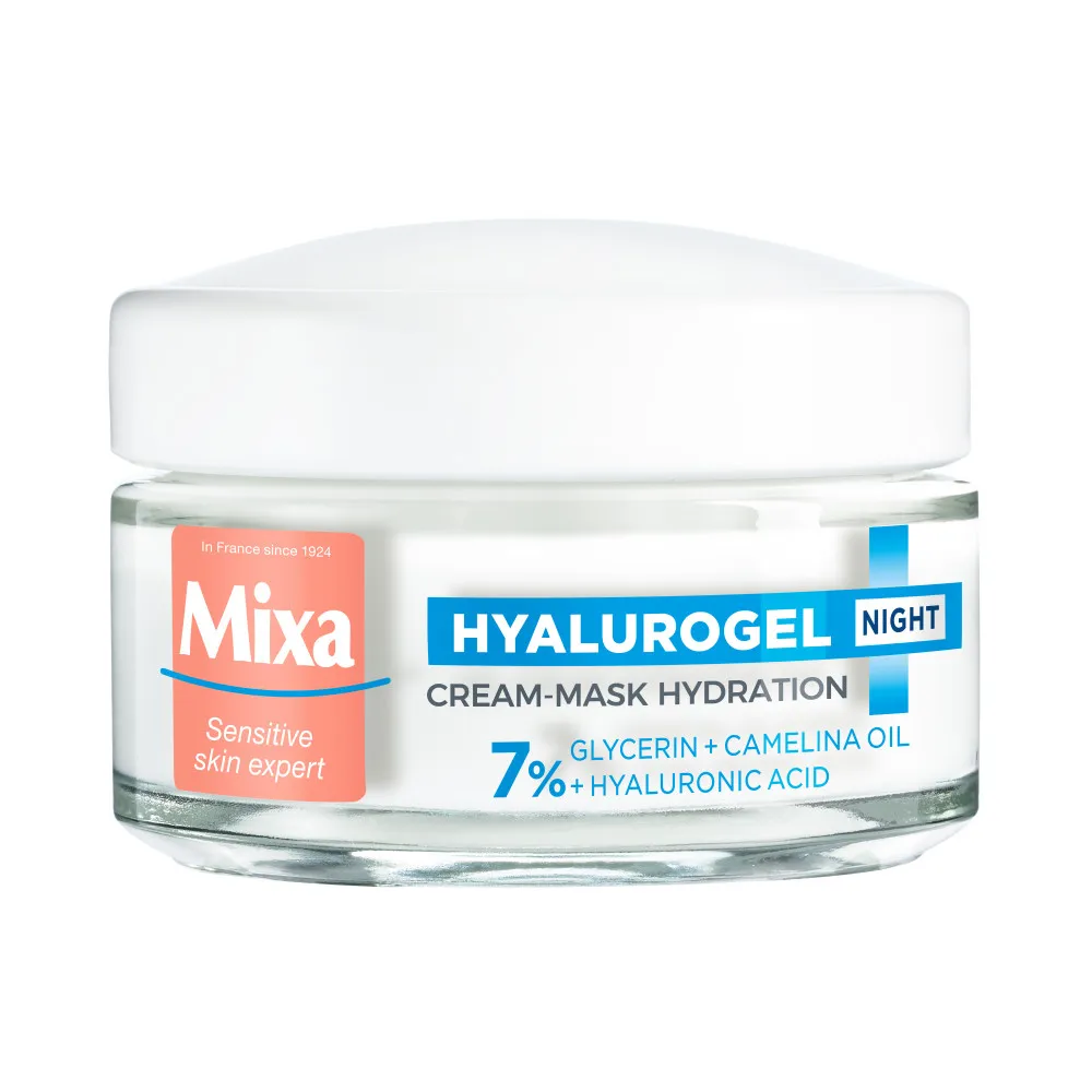Mixa nočna krema za obraz - Hyalurogel Night Cream