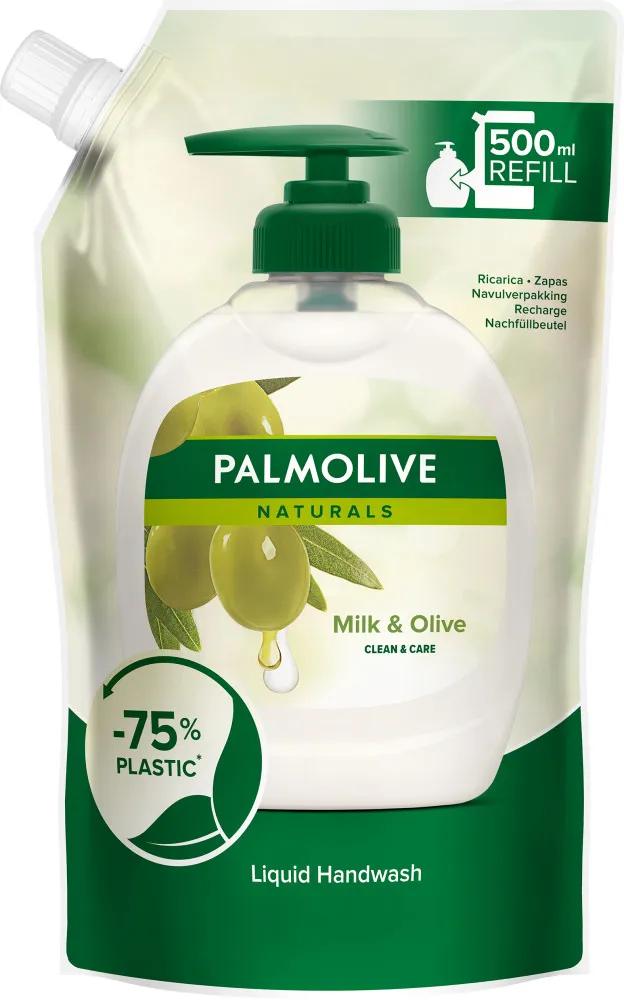 Palmolive tekoče milo (refil) - Naturals Liquid Soap Refill - Milk & Olive