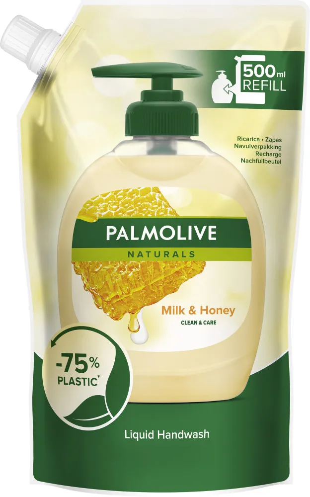 Palmolive tekoče milo (refil)  - Naturals Liquid Soap Refill - Milk & Honey
