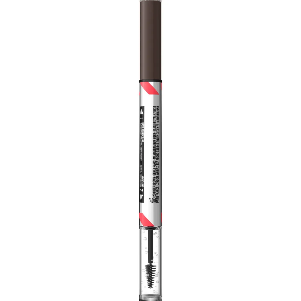 Maybelline New York 2v1 barvica za obrvi & gel za utrditev - Build A Brow 2in1 - 260 Deep Brown