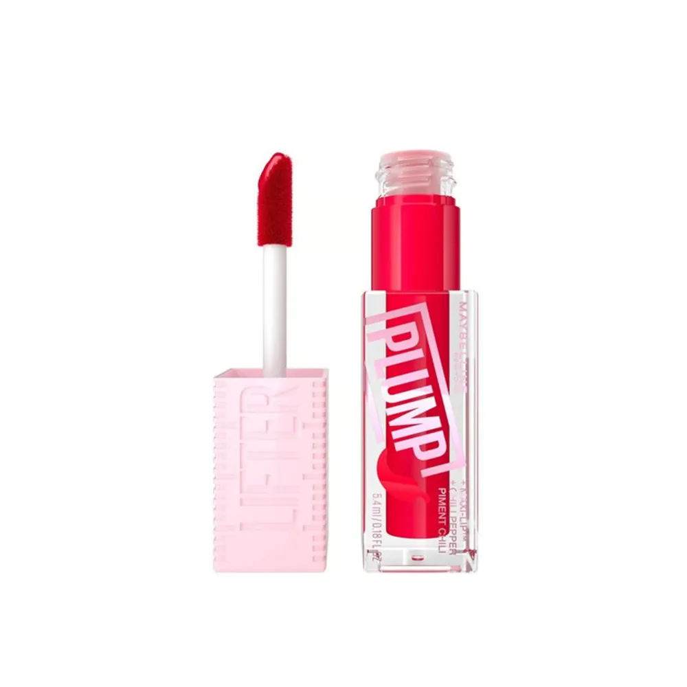 Maybelline New York bleščilo za ustnice - Lifter Plump Lip Gloss -  004 Red Flag