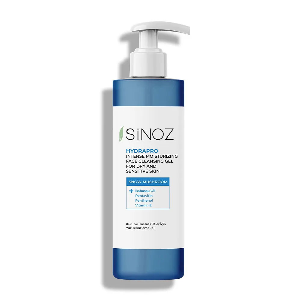 Sinoz čistilni gel za obraz - Hydrapro Intense Moisturizing Face Cleansing Gel for Dry & Sensitive Skin (400ml)