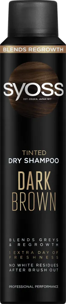 Syoss suhi šampon za lase - Pure Dark Brown Dry Shampoo